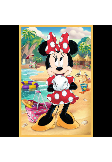 Trefl Puzzle 3x50 Mickey Mouse a priatelia / Myška na dovolenke