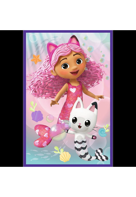 Trefl Puzzle 3x80 Farebné dni Gabby