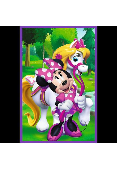 Trefl Puzzle 3x80 Minnie a priatelia