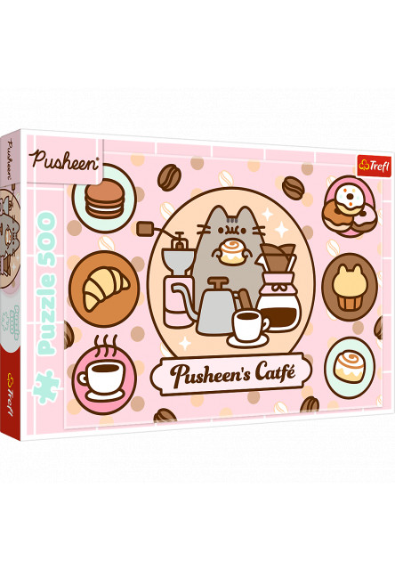 Trefl Puzzle 500 Kaviateň Pusheen