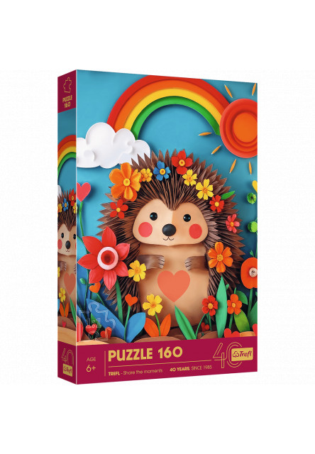 Trefl Puzzle 160 Výročné - Paper Art: Malý ježko