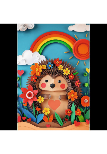 Trefl Puzzle 160 Výročné - Paper Art: Malý ježko