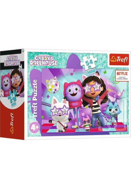 Trefl Puzzle 54 Mini - S Gabby je vždy zábava / Universal Gabby's Dollhouse
