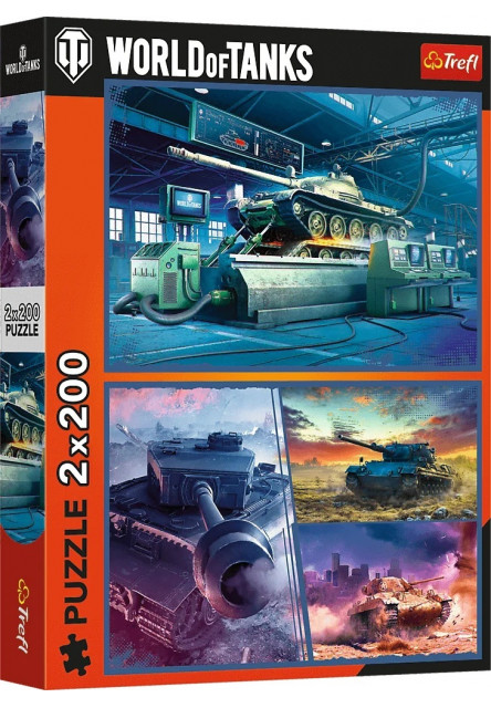 Trefl Puzzle World of Tanks: Obrnená misia 2x200 dielikov