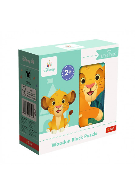 Trefl Drevené  kocky, Leví kráľ