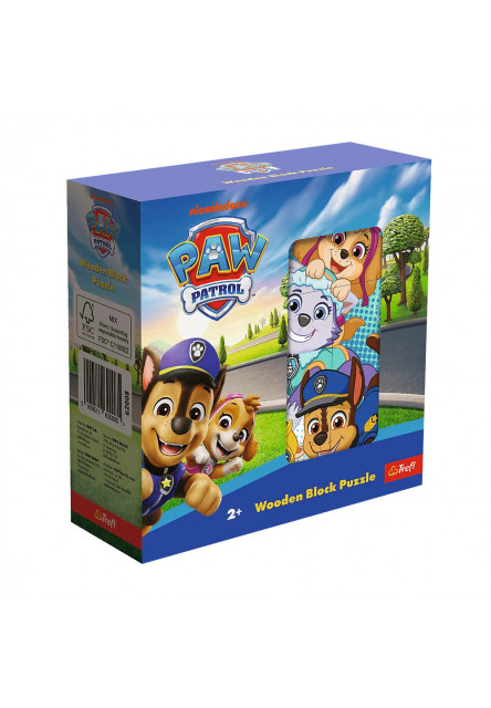 Trefl Drevené  kocky Paw Patrol