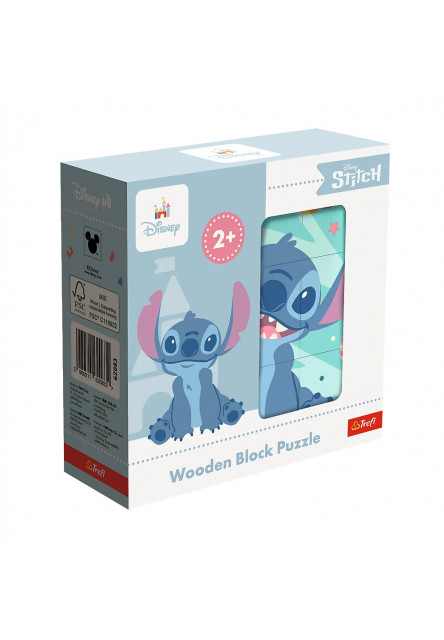 Trefl Drevené  kocky, Lilo a Stitch