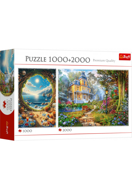 Trefl Puzzle 1000+2000 Sea; Sunny Residence