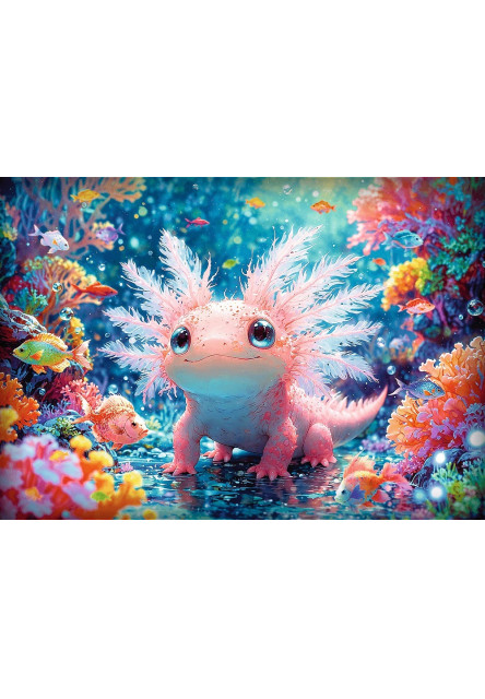 Trefl Puzzle 500 el. Aksolotl