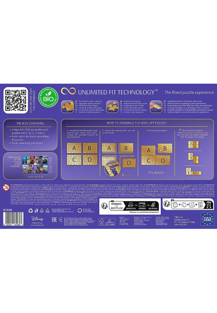 Trefl Pixar 6000 puzzle + poster included