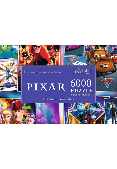 Trefl Pixar 6000 puzzle + poster included