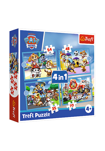 Trefl Puzzle 4v1 Paw Patrol