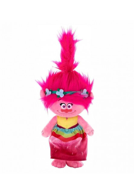 Plyšová Poppy - dúhové šaty - Trollovia 33/45 cm