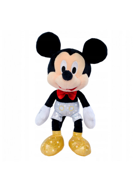 Plyšový Mickey Mouse - trblietkavý - 25 cm