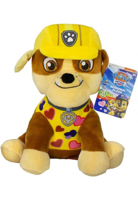 Tlapková patrola - Rubble sediaci - Paw Patrol 25 cm