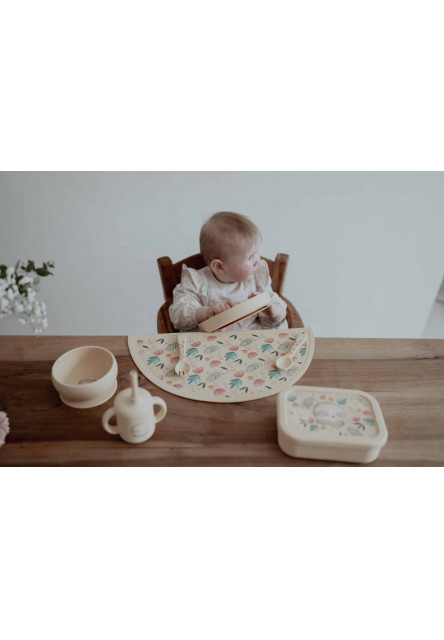 Silikónový desiatový box  - sloth