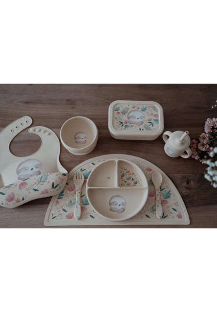 Silikónový desiatový box  - sloth