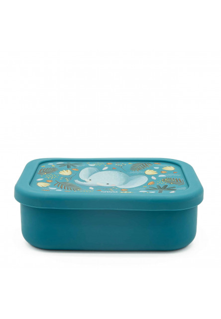 Silikónový desiatový box  - elephant