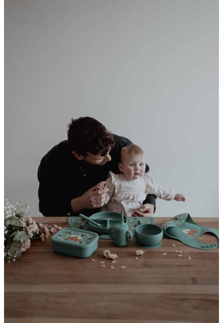 Silikónový desiatový box  - fox