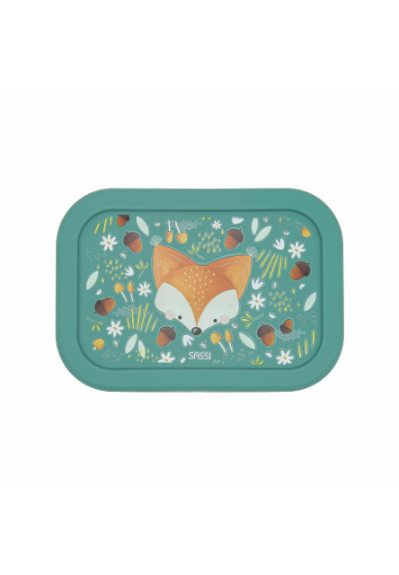 Silikónový desiatový box  - fox