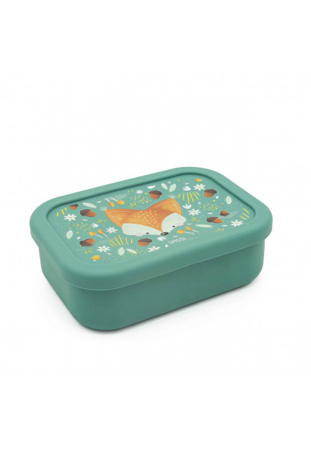 Silikónový desiatový box  - bear