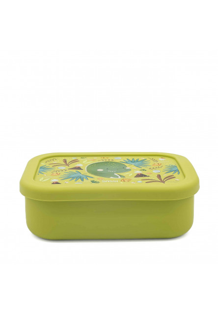 Silikónový desiatový box  - bear