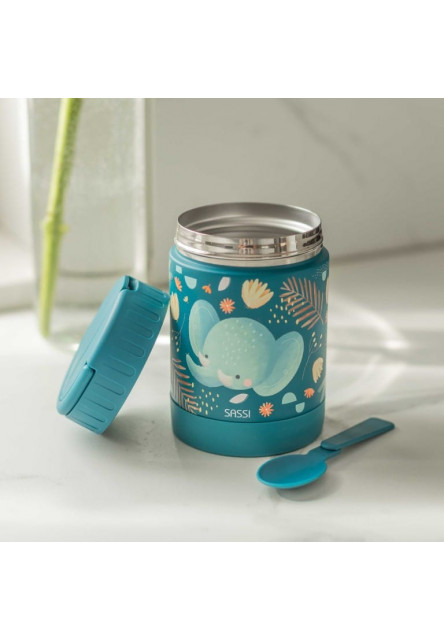 Detská termoska na jedlo  - chewy the elephant - 350ml
