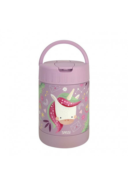 Detská termoska na jedlo  - sparkly the unicorn - 350ml