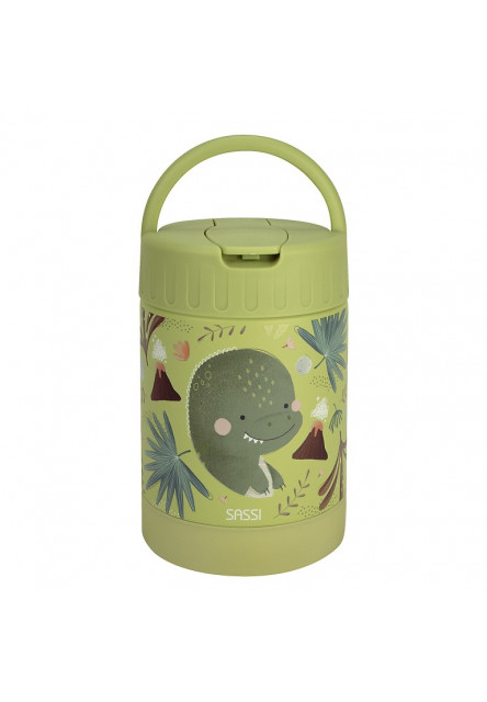 Detská termoska na jedlo  - cracky the dinosaur - 350ml