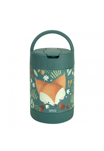 Detská termoska na jedlo  - crunchy the fox - 350ml