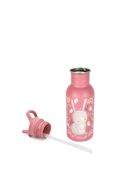 Nerezová fľaša  - fluffy the rabbit - 500ml