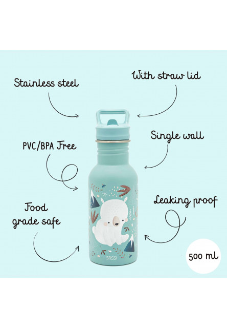 Nerezová fľaša  - munchy the bear - 500ml