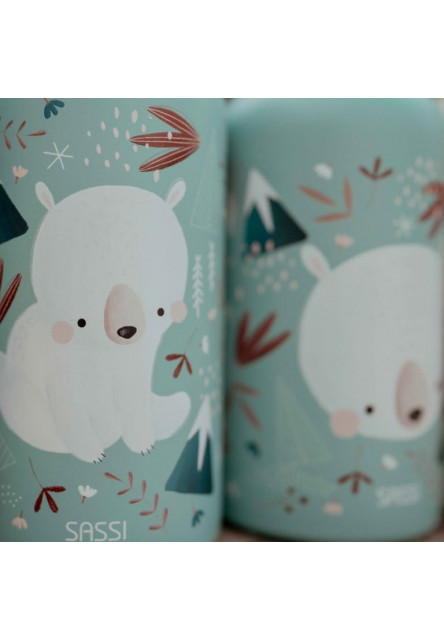 Nerezová fľaša  - munchy the bear - 500ml