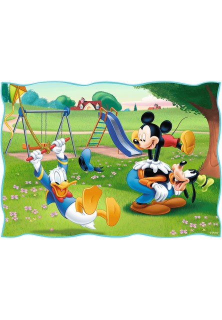 Trefl Puzzle 4v1 - Mickeyho pekný deň  / Disney Standard Characters
