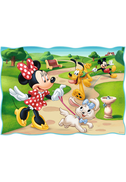 Trefl Puzzle 4v1 - Mickeyho pekný deň  / Disney Standard Characters