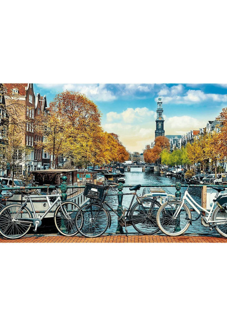 Trefl Prime puzzle 1000 UFT - Potulky: Jeseň v Amsterdame, Holandsko