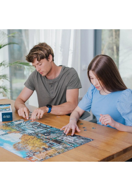 Trefl Prime puzzle 1000 UFT - Potulky: Jeseň v Amsterdame, Holandsko