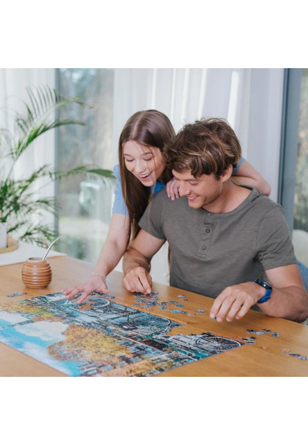 Trefl Prime puzzle 1000 UFT - Potulky: Jeseň v Amsterdame, Holandsko