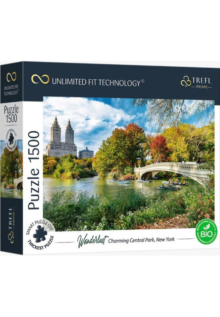 Trefl Prime puzzle 1500 UFT - Potulky: Okúzľujúci Central Park, New York
