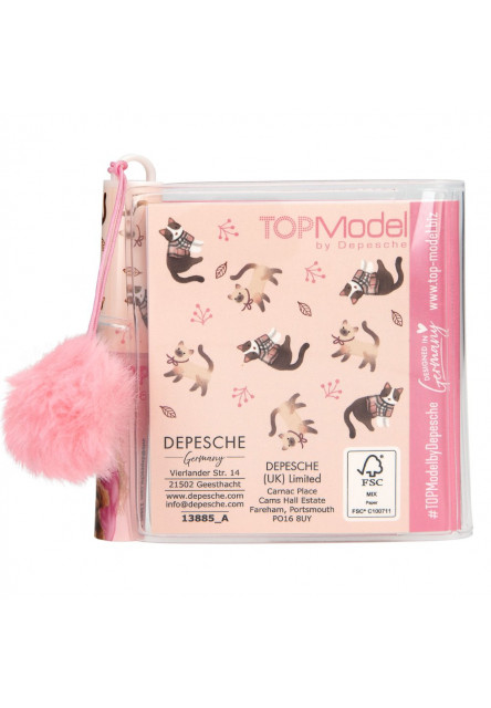 Blok s perom FUR EVER FRIENDS