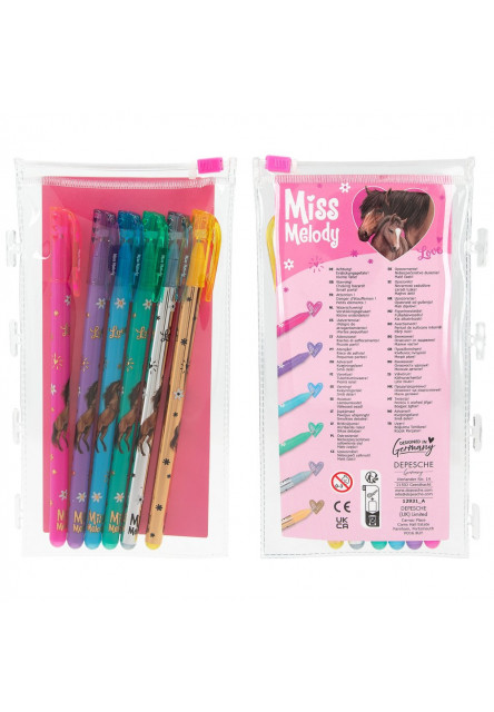 Kreatívny zošit s glitrovými perami