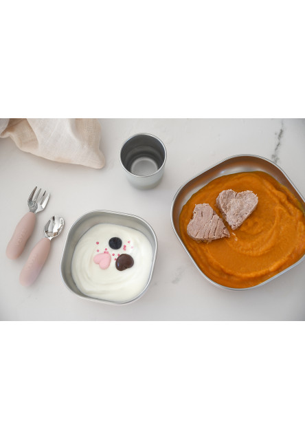 Jedálenská sada nerez 3-dielna Cotton Candy