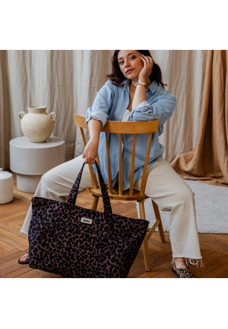 Prebaľovacia taška Madrid XXL Leopard