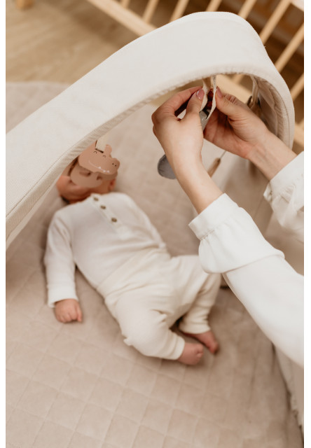 Nastavitelná hrazdička pro miminko s hračkami Sleepee Grey