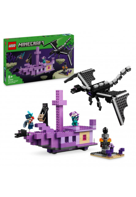 Drak z Enderu a loď z Endu