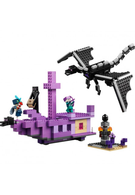 Drak z Enderu a loď z Endu