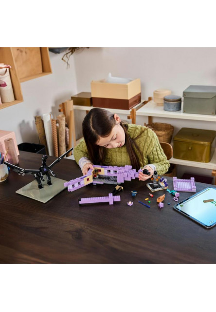 Drak z Enderu a loď z Endu