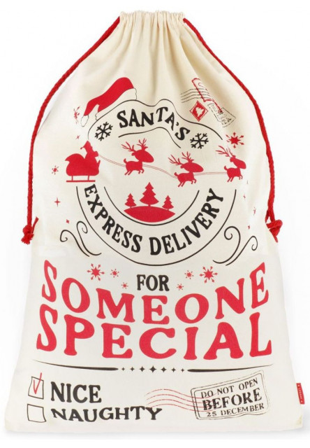 Vrecko na darčeky Legami Santa's Coming To Town - Vianočné darčeky