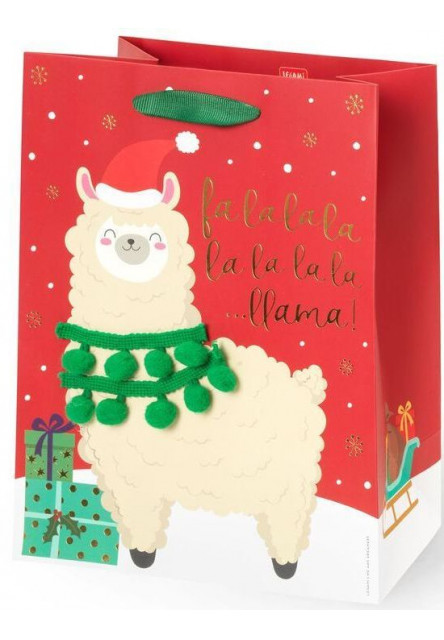 Darčeková taška Legami Christmas Gift Bag - Medium - Flama
