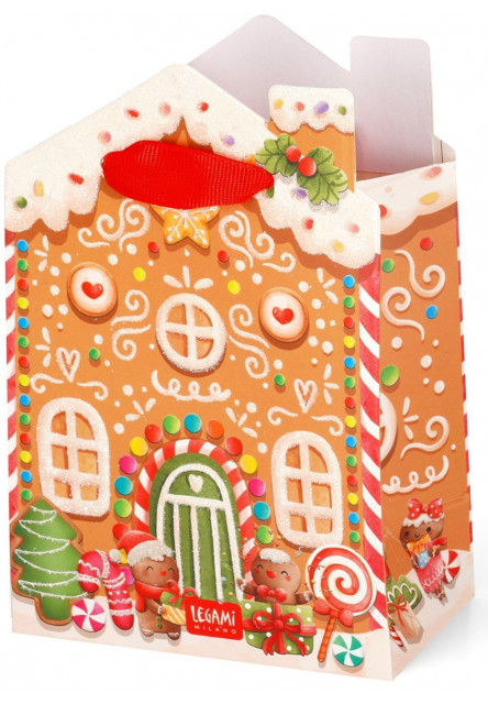 Darčeková taška Legami Gift Bag - Small - Gingerbread House
